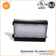 120 grados UL (E478737) Dlc 80W LED luz del paquete de la pared